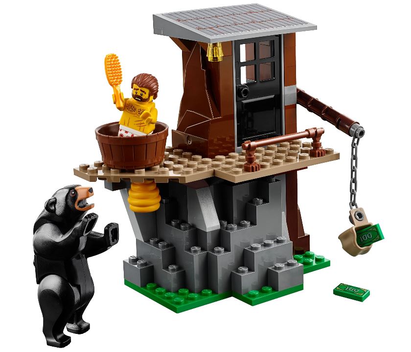 Конструктор из серии Lego City - Погоня в горах  